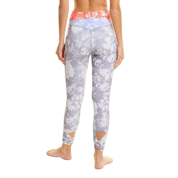NWOT Free People Print Wave Rider Leggings 3 Pockets Size Large - Picture 2 of 12